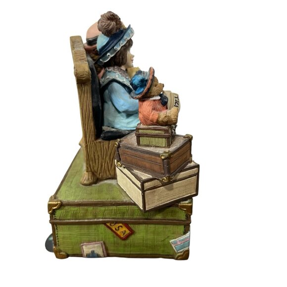 SAN FRANCISCO MUSIC BOX CHERISH THE THOUGHT 1997 A DAY WITH FRIEND Vintage - Picture 5 of 6